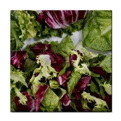 Salad Lettuce Vegetable Face Towel by Sapixe