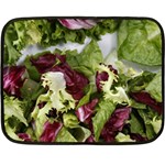 Salad Lettuce Vegetable Double Sided Fleece Blanket (Mini)  35 x27  Blanket Front