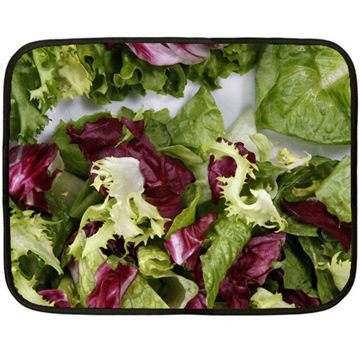 Salad Lettuce Vegetable Double Sided Fleece Blanket (Mini) 