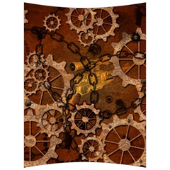 Steampunk Patter With Gears Back Support Cushion by FantasyWorld7