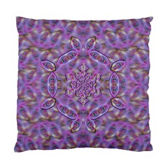 Skyscape In Rainbows And A Flower Star So Bright Standard Cushion Case (one Side) by pepitasart