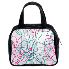 Flowers Classic Handbag (two Sides)