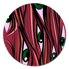 One Eyes Monster Magnet 5  (round) by EvgeniaEsenina