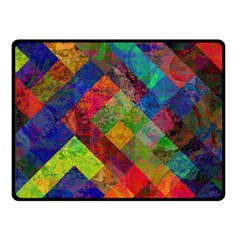 Abstract Colored Grunge Pattern Fleece Blanket (small) by fashionpod