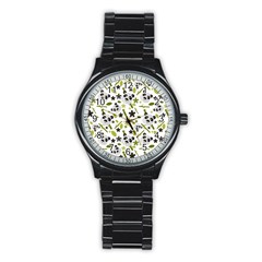 panda love Stainless Steel Round Watch