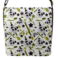 panda love Flap Closure Messenger Bag (S)