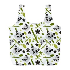 panda love Full Print Recycle Bag (L)