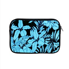 Blue Winter Tropical Floral Watercolor Apple Macbook Pro 15  Zipper Case by dressshop