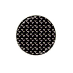 Patchwork Heart Black Hat Clip Ball Marker (10 Pack) by snowwhitegirl