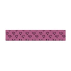 Heart Face Mauve Flano Scarf (mini)