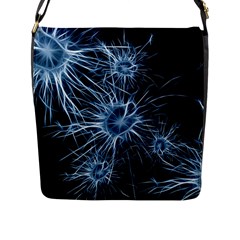 Neurons Brain Cells Structure Flap Closure Messenger Bag (l) by Alisyart