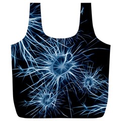 Neurons Brain Cells Structure Full Print Recycle Bag (xl) by Alisyart