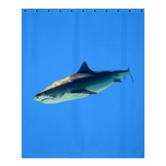 Shark Blue Shower Curtain 60  X 72  (medium) by myuique