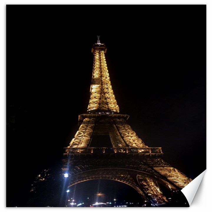 Tour Eiffel Paris Nuit Canvas 16  x 16 