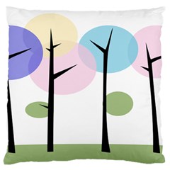 Forest Trees Nature Plants Standard Flano Cushion Case (two Sides)