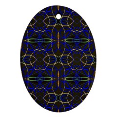 Ab 109 1 Oval Ornament (two Sides) by ArtworkByPatrick