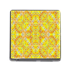 Vivid Warm Ornate Pattern Memory Card Reader (square 5 Slot) by dflcprintsclothing