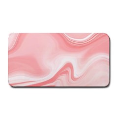 Pink Marble Print Medium Bar Mats by designsbymallika