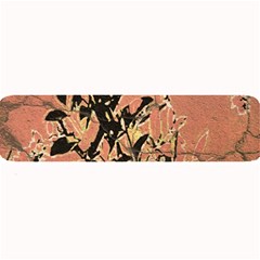 Floral Grungy Style Artwork Large Bar Mats by dflcprintsclothing
