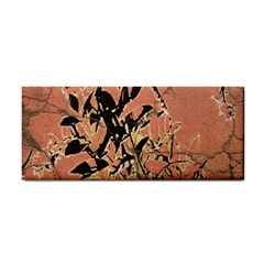 Floral Grungy Style Artwork Hand Towel by dflcprintsclothing