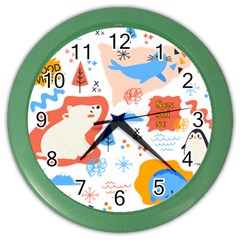 1 (1) Color Wall Clock