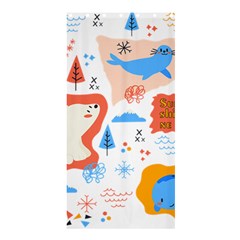 1 (1) Shower Curtain 36  x 72  (Stall) 