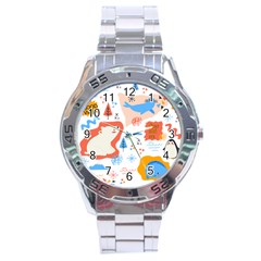 1 (1) Stainless Steel Analogue Watch