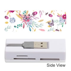 PINK FLORAL PRINT Memory Card Reader (Stick)