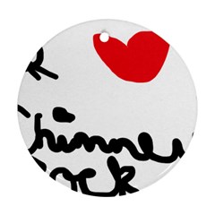 I Heart Chimney Rock Ornament (round) by Majesticmountain