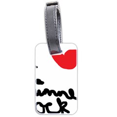 I Heart Chimney Rock Luggage Tag (two Sides) by Majesticmountain