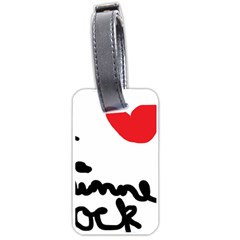 I Heart Chimney Rock Luggage Tag (two Sides) by Majesticmountain