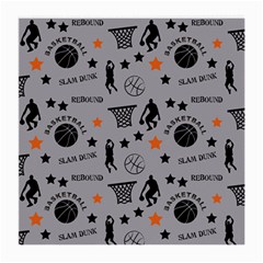 Slam Dunk Basketball Gray Medium Glasses Cloth by mccallacoulturesports