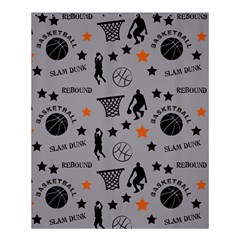 Slam Dunk Basketball Gray Shower Curtain 60  X 72  (medium)  by mccallacoulturesports