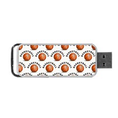 Orange Basketballs Portable Usb Flash (two Sides) by mccallacoulturesports