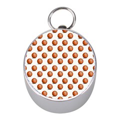 Orange Basketballs Mini Silver Compasses by mccallacoulturesports