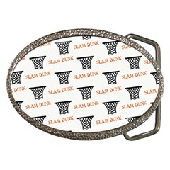 Slam Dunk Baskelball Baskets Belt Buckles by mccallacoulturesports