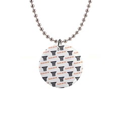 Slam Dunk Baskelball Baskets 1  Button Necklace