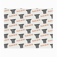 Slam Dunk Baskelball Baskets Small Glasses Cloth (2 Sides) by mccallacoulturesports