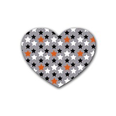 All Star Basketball Rubber Coaster (heart)  by mccallacoulturesports