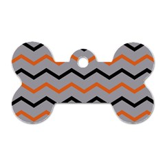 Basketball Thin Chevron Dog Tag Bone (one Side) by mccallacoulturesports