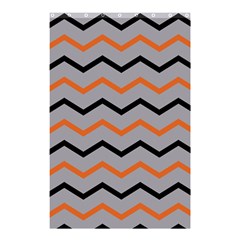 Basketball Thin Chevron Shower Curtain 48  X 72  (small)  by mccallacoulturesports