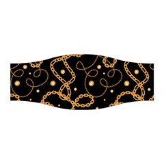 Golden Chain Print Stretchable Headband by designsbymallika