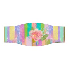 Stripes Floral Print Stretchable Headband by designsbymallika