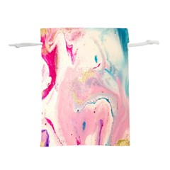 Marble Print Lightweight Drawstring Pouch (m) by designsbymallika