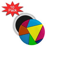 Abstract Print 1 75  Magnets (10 Pack) 
