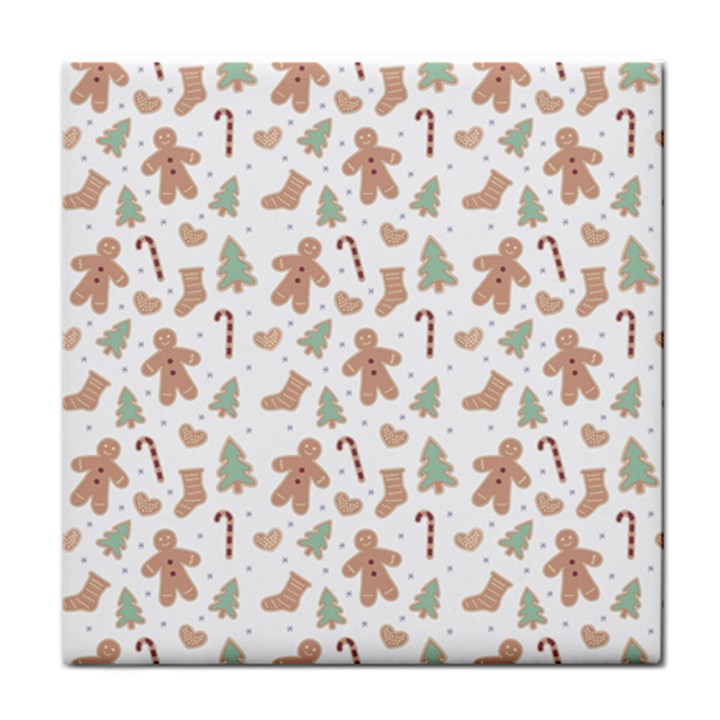 ginger christmas pattern Face Towel