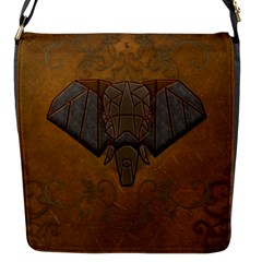 Wonderful Elephant Flap Closure Messenger Bag (s) by FantasyWorld7