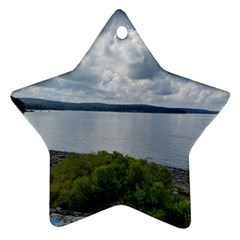 Lake Wallenpaupack Ornament (star) by canvasngiftshop