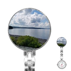 Lake Wallenpaupack Stainless Steel Nurses Watch by canvasngiftshop