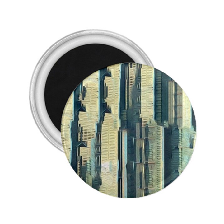 Texture Abstract Buildings 2.25  Magnets